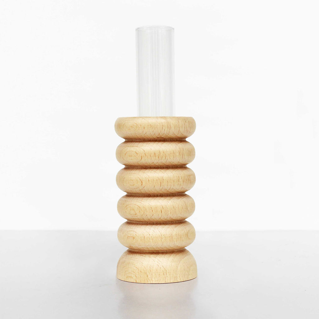 Totem Wooden Vase - Medium Nº 1